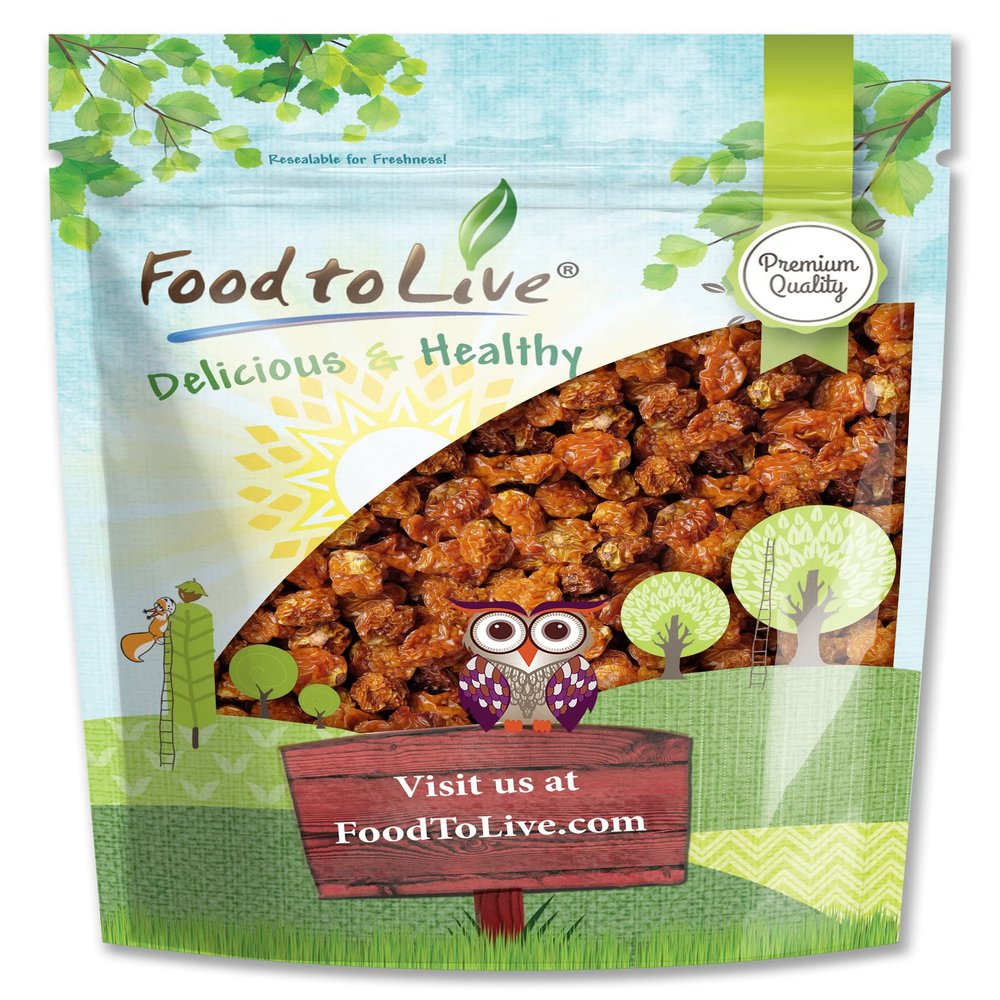 Food to Live Golden Berries, 4 Pounds  Whole Dried Goldenberry, Raw, Unsweetened, Unsulfured, Kosher, Ground Cherry, Bulk. Rich in Vitamins A and C.