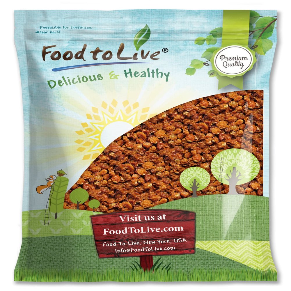 Food to Live Golden Berries, 8 Pounds  Whole Dried Goldenberry, Raw, Unsweetened, Unsulfured, Kosher, Ground Cherry, Bulk. Rich in Vitamins A and C.