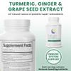 Folium Immuno Inflammation Support Supplement-Pine Parts, GrapeSeed, Ginger, Turmeric, Green Tea, White Pepper & Pomegranate-90 Count view 2
