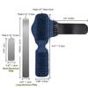 Welnove 1 Pair Toe Splint,Toe Straightener for Hammer Toe,Bent Toe,Claw Toe,Crooked Toe,Toe Wrap to Align and Support Toe - Blue view 2