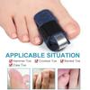 Welnove 1 Pair Toe Splint,Toe Straightener for Hammer Toe,Bent Toe,Claw Toe,Crooked Toe,Toe Wrap to Align and Support Toe - Blue view 4
