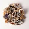 1/2 lb Mini Agate OCO Geodes Natural Rough Half Gemstone Mineral Sparkly Jewelry view 1