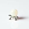 1 Opalite Gemstone 20mm Sphere On Silver Turtle Stand Gem Massage Ball Marble view 2
