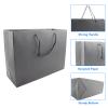 20pcs SAFYY Black Paper Present Bags with Handles - Heavy Duty Lunch & Shopping Kraft Bags (32x11.5x28cm/12.6x4.5x11'') view 3