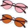 BRADDELL Indoor FL-41 Rose & Outdoor FL-60 Brown Tinted Migraine Light Sensitivity Glasses for Fluorescent LED Glare, Photophobia and Concussion (MEDIUM) view 1