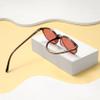 BRADDELL Indoor FL-41 Rose & Outdoor FL-60 Brown Tinted Migraine Light Sensitivity Glasses for Fluorescent LED Glare, Photophobia and Concussion (MEDIUM) view 3
