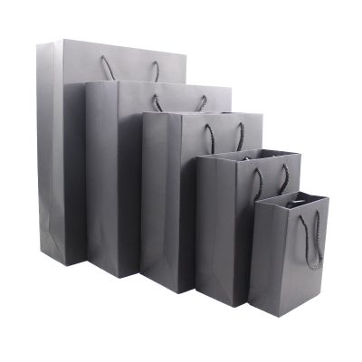 20pcs Paper Bags with Handle, Black Paper Gift Present Bags with Handles, Heavy Duty Lunch Bags, SAFYY Goody Bag, Favor Bags, Party Bags,Handle Bags,Wedding Bags,Shopping Bags,Kraft Bags,Retail Bags (30x10x40cm/11.8x3.9x15.7'')