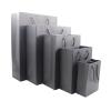 20pcs Paper Bags with Handle, Black Paper Gift Present Bags with Handles, Heavy Duty Lunch Bags, SAFYY Goody Bag, Favor Bags, Party Bags,Handle Bags,Wedding Bags,Shopping Bags,Kraft Bags,Retail Bags (30x10x40cm/11.8x3.9x15.7'') view 1