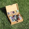 30 PCS Crystals and Stones Set, Natural Raw Healing Crystals and Tumbled Chakra Stones, Premium Protection Crystal Gift Kit Display in Wooden Box with Info Guide, Meditation, Yoga, Home Decor view 2
