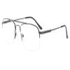 Eyekepper Transparent Lens UV Protection Half-Rim Reading Glasses Memory Titanium Frame Radiation Protection view 1