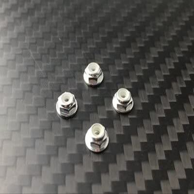 Replacement Part For MINI-Z AWD Color Metal Nut - (Color: Silver 5Pcs)