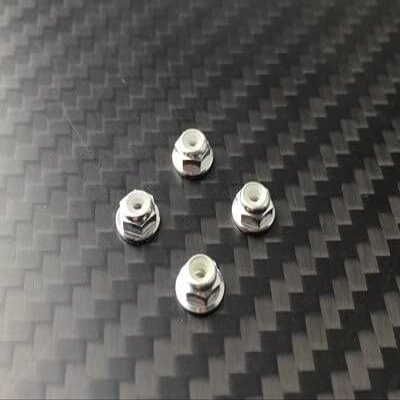 Replacement Part For MINI-Z AWD Color Metal Nut - (Color: Silver 5Pcs)