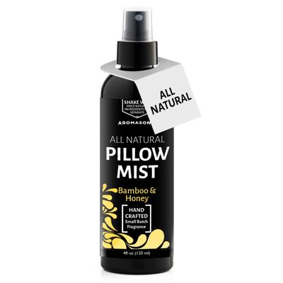 Aromasong Bamboo & Honey Pillow Spray - All Natural Calming Linen & Bedtime Mist for Deep Sleep - Aromatherapy Essential Oils for Sleeping