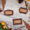 Red Buffalo Plaid Kraft Adhesive Gift Tags for Holiday and Christmas Wrapping  2 x 3 Inch Labels, Roll of 25 Rustic Farmhouse-Style Christmas Gift Tag Stickers, Made in USA view 3
