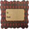 Red Buffalo Plaid Kraft Adhesive Gift Tags for Holiday and Christmas Wrapping  2 x 3 Inch Labels, Roll of 25 Rustic Farmhouse-Style Christmas Gift Tag Stickers, Made in USA view 4