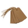 JAM PAPER Premium Gift Tags with Twine String - 4 1/4 x 2 3/8 - Brown Kraft Recycled - 10/Pack view 2