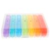 1 Set 21 Compartment Pill Box Holder Medicine Containers Plastic Moisture-Holder Organizer Pp Storage Box Travel view 1