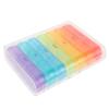 1 Set 21 Compartment Pill Box Holder Medicine Containers Plastic Moisture-Holder Organizer Pp Storage Box Travel view 2