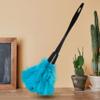 14 Inch Turkey Feather Duster  Lightweight Cleaning Brush for Home, Office, Furniture, Blinds, and ElectronicsBlue view 4