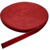 15 Yards Red Velvet Ribbon Spool, for Wedding, Gift Wrapping, Hair Bows, Home Decorating (1/4in, Red) view 1