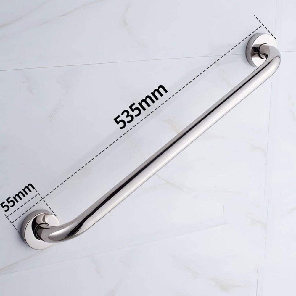 HongLianRiven Bath Handle Towel Rail Grab Rails Grab Bar Safety Support Hand RailAnti Slip Grip Elder Children Personal Safety Wall-Mounted (Size : 535mm)
