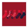 Chinese New Year Red Socks, Autumn and Winter Fashion Men's and Women's Cotton Socks Sports Socks, 5 Pairs (Color : Red-3, Size : 36-44) view 1