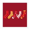 Chinese New Year Red Socks, Autumn and Winter Fashion Men's and Women's Cotton Socks Sports Socks, 5 Pairs (Color : Red-5, Size : 36-44) view 1
