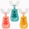 3 Pack U-Shaped Toothbrush Kids  360 Toddler Toothbrush for Kids Age 2-8 Years Old  Cute Kids Toothbrushes  Silicone Toothbrush with Double-Layered Bristles for Deep Dental Cleaning view 1
