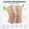Knee Compression Sleeves, 1 Pair, Can Be Worn Under Pants, 20-30mmHg Strong Support Knee Brace for Unisex, Knee Support for Meniscus Tear, Arthritis, Pain Relief, Injury Recovery, Daily Wear,Beige 3XL view 3