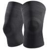 Knee Compression Sleeves, 1 Pair, Can Be Worn Under Pants, 20-30mmHg Strong Support Knee Brace for Unisex, Knee Support for Meniscus Tear, Arthritis, Pain Relief, Injury Recovery, Daily Wear,Black 3XL view 1
