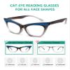Eyekepper 5-pack Cat Eye Reading Glasses Cute Reader for Women +3.25 view 4
