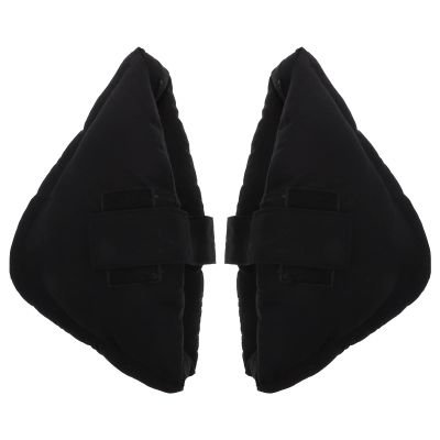 1 Pair Anti-Pressure Heel Pads Sturdy Roll on Heel Pillows Elastic Black Pillows Accessories Foot Protector Cushion Bed