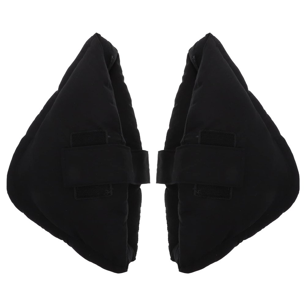1 Pair Anti-Pressure Heel Pads Sturdy Roll on Heel Pillows Elastic Black Pillows Accessories Foot Protector Cushion Bed