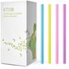 100 Count 100% Compostable PLA Jumbo Smoothie Straws-2/5" Wide X 8 1/4" Long KTOB Biodegradable Colorful Disposable Drinking Straws-Eco Friendly Plant-Based Plastic Milkshake Straws view 1
