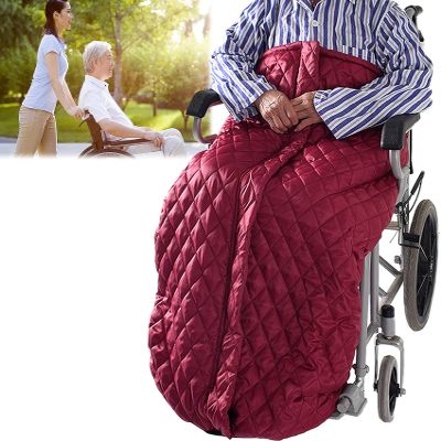 DBMGB Waterproof Wheelchair Blanket Cover, Winter Windproof Wheelchair Blanket Warmer Cover for Legs/feet, Wheelchair Leg Covers for Wheelchair Users to Go Out