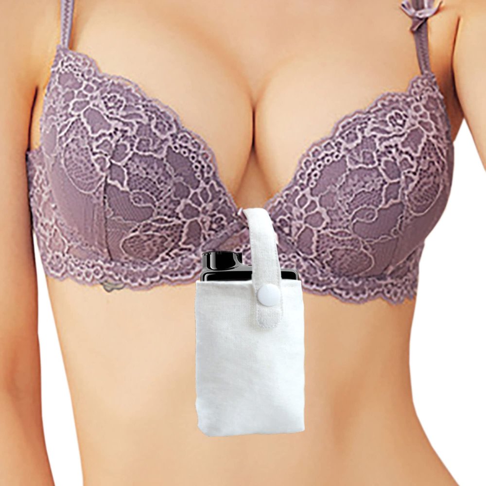 2pcs Bra Pocket for Insulin Pump Hidden Undercover Insulin Pump Bra Pouch Holder