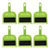 6 Sets Broom Dustpan Set Small Mini Handheld Dust pan with Cleaning Brush Combo Portable Compact Mini Whisk for Cleaning Desk Housekeeping Office Kitchen Pet Nest view 1