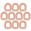 10PCS Adhesive Patches for CGM Sensors, Sweatproof Pre-Cut Fixation Patches for Glucose Monitoring, 10-Pack Secure Fit Medical Adhesive Sheets view 2