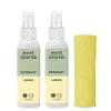 MOXE Yoga Mat Cleaner Spray, Rosemary & Lemon Essential Oil, Safe for All Mats & Exercise Equipment, Odor & Sweat Protection, Includes Microfiber Cleaning Towel, Green America Certified, 4 Oz (2 Pack) view 1