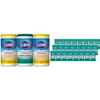 Clorox Disinfecting Wipes Value Pack, 24x 9ct Fresh Scent Travel Pack and 3x 75ct Crisp Lemon and Fresh Scent Wipes view 1