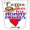 Amputee Sock "Coffee Super Mommy Powers V1" view 1