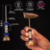 Blue Smoke ATL Handcrafted Cigar Holder & Nubber Draw Enhancer Tool Poker Jewelry Pick Accessory for The Elegant Smoker Aficionado (Blue) view 2