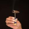 Blue Smoke ATL Handcrafted Cigar Holder & Nubber Draw Enhancer Tool Poker Jewelry Pick Accessory for The Elegant Smoker Aficionado (Blue) view 4
