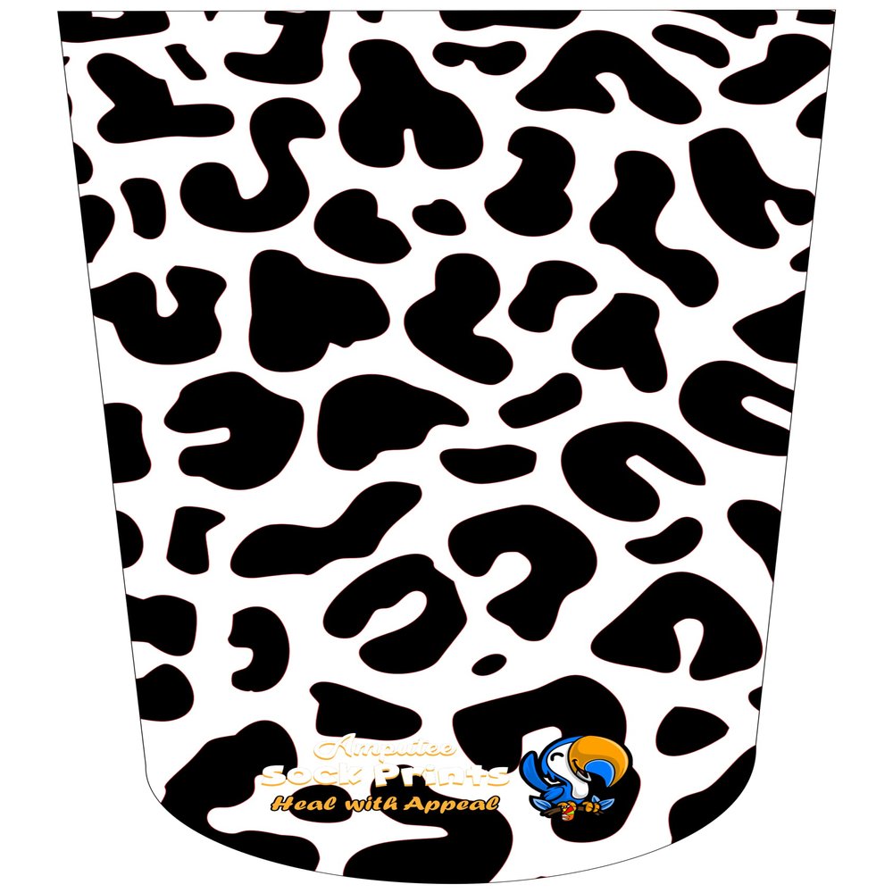 Heal with Appeal Amputee Sock Leopard Pattern V1 3ply Stump Sock