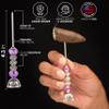 Blue Smoke ATL Handcrafted Cigar Holder & Nubber Draw Enhancer Tool Poker Jewelry Pick Accessory for The Elegant Smoker Aficionado (Lavender) view 2