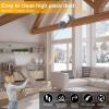 DEEHYO Microfiber Duster for Cleaning Fan, High Ceiling, Blinds, Furniture, Cars , 9PCS Extendable Feather Duster (Stainless Steel) 30 to 100 Inches, Reusable Bendable Washable view 2