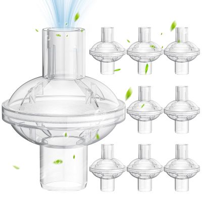 9-Pack CPAP Filter, Universal Inline CPAP Filter Compatible with BiPAP Machines ResMed, Dreamstation Standard, Any CACP Machine Size 22mm and 25mm Tube