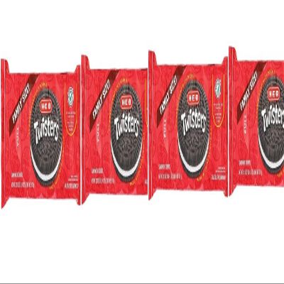 HEB Select Ingredients Original Twisters Sandwich Cookies 20 oz(pack of 4) No high fructose corn syrup No certified synthetic colors