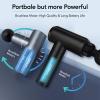 arboleaf Massage Gun Deep Tissue, Full-Metal Powerful Mini Percussion Massager with Silent Brushless Motor - Ultra-Quiet Pocket-Sized for Athletes, Back & Sore Muscles Relief at Home, Offic view 4