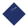 100 2-Ply Cocktail Personalized Napkins with Champagne Bottle Logo view 1
